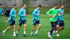 Magunagoitia, entrenando con el Eibar