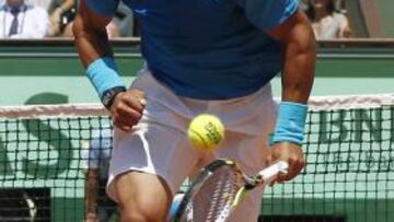 <b>SPRINT. </b>Nadal, que ha ido de menos a más, corre hacia otro título.