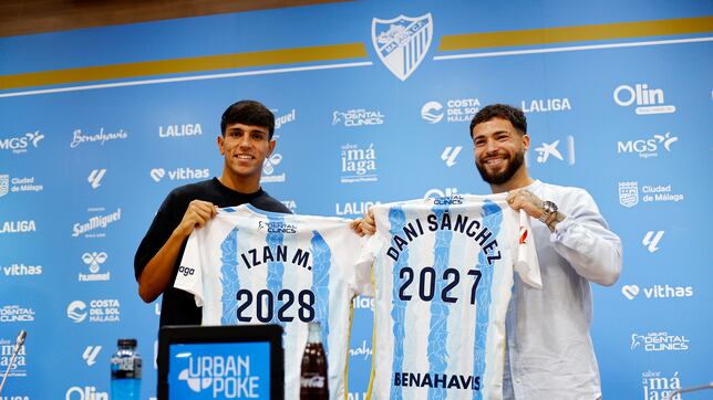 Izan Merino y Dani Sánchez: “Crecer en el Málaga y que el Málaga crezca con nosotros”