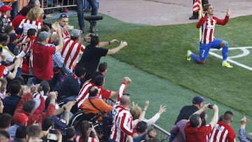 19/03/17 PARTIDO PRIMERA DIVISION
ATLETICO DE MADRID - SEVILLA FC
GOL 2-0 GRIEZMANN ALEGRIA SEGUIDORES