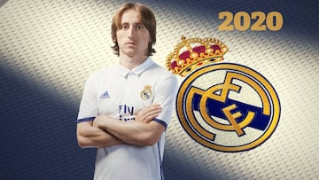 Modric renueva con el Real Madrid hasta 2020.