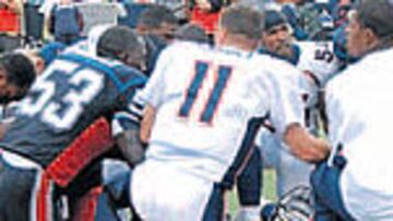 <b>CONMOCIÓN. </b>Los compañeros de Everett rezan por su salud.