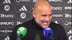 Su reacción a la pregunta no pudo ocultar lo que dijo después: Guardiola, al límite con los árbitros