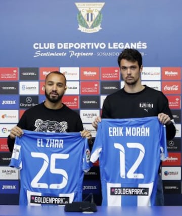 El Zhar y Erik Morán, últimas incorporaciones del Leganés.