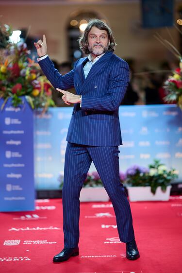   Salva Reina durante el 2025 Málaga Film Festival. 