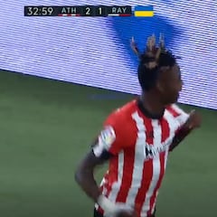 Por si alguien tenía dudas: Nico Williams tirando la puerta de Qatar