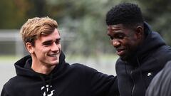 Griezmann y Umtiti.