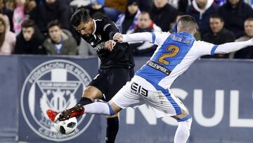 Nolito durante el partido de Copa frente al Leganés.