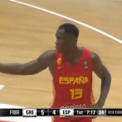 Es como si Jordan hubiese jugado en LEB: el partido de leyenda de Garuba aniquilando a Grecia