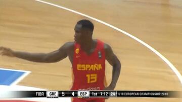 Es como si Jordan hubiese jugado en LEB: el partido de leyenda de Garuba aniquilando a Grecia