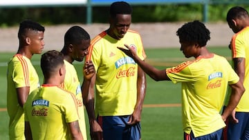 Entrenamiento de la Selecci&oacute;n Colombia en Mil&aacute;n