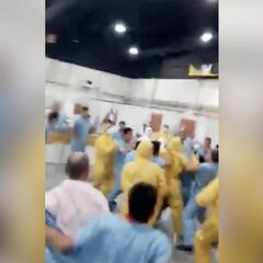Multitudinaria y vergonzosa pelea entre pacientes con COVID-19 en Argentina
