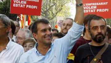 Laporta: "Cristiano es humano, es duro que te critiquen todo"