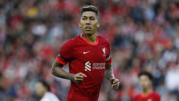 Imagen de Roberto Firmino con el Liverpool.