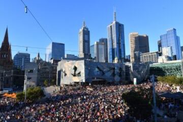 Federer-Nadal: the best pics. from the Australian Open