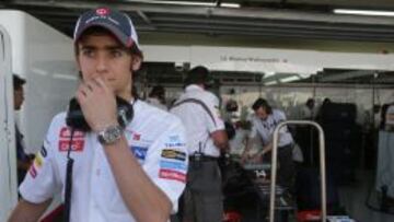 Esteban Guti&eacute;rrez en su anterior etapa como piloto de Sauber. 