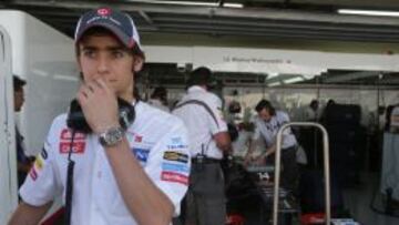 Esteban Gutiérrez en su anterior etapa como piloto de Sauber.