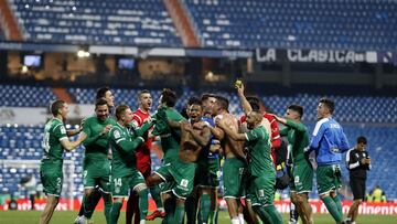 En cuartos de final de la Copa del Rey, el Real Madrid llegaba al partido de vuelta con un gol a favor del partido de ida en Butarque, pero el equipo pepinero dió la sorpresa anotando dos goles en el Bernabéu y consiguiendo el pase a semifinales