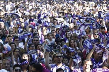 La fiesta de los aficionados vallisoletanos.