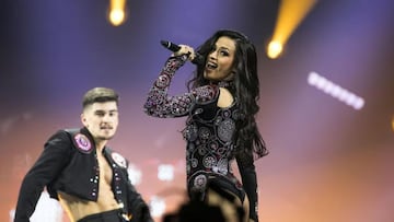 El poderoso guiño de Chanel al dar los puntos de Eurovisión 2025: así recordó un año histórico para España