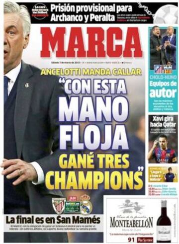 Portadas de la prensa deportiva