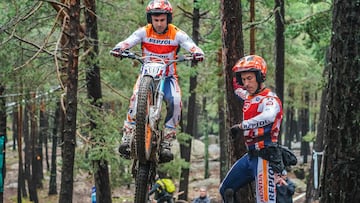 Toni Bou, con la Honda en el TrialGP de Italia.