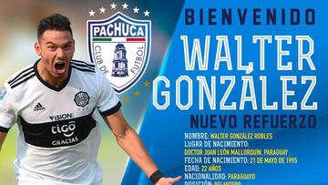 Los Tuzos dieron a conocer la llegada del delantero paraguayo Walter Gonz&aacute;lez proveniente del Olimpia como su nuevo refuerzo para el Torneo Clausura 2018.
