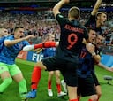 Inglaterra buscó el empate mientras Croacia celebraba el gol de Mandzukic