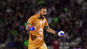 Guillermo Allison of Queretaro during the 17th round match between FC Juarez and Queretaro as part of the Liga BBVA MX, Torneo Clausura 2025 at Olimpico Benito Juarez Stadium, on April 20, 2025 in Ciudad Juarez, Chihuahua, Mexico.