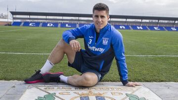 Bustinza, segundo capitán del Leganés.