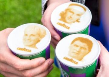 La divertida manera de servir café en Wimbledon