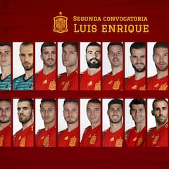 Alcácer, Bartra, Koke y Jonny, en la lista; Alba y Costa, fuera