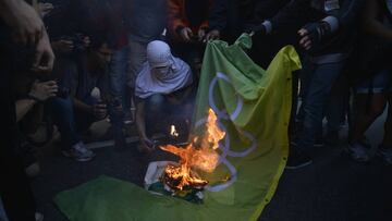 Polémica en Río: la Policía usa gas lacrimógeno en una protesta