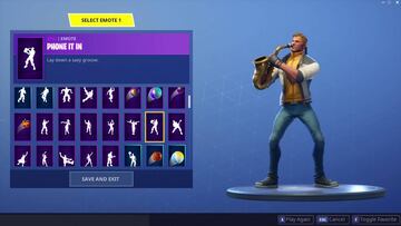 Nueva denuncia a Fortnite por el baile Saxofonista