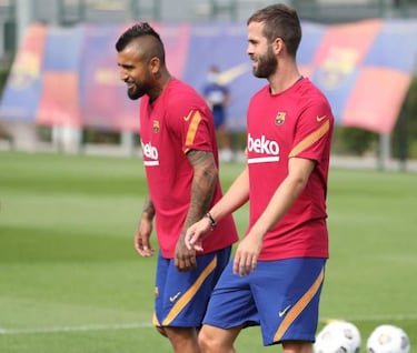 La imagen de Vidal en el Barça que sorprendió a todos hoy