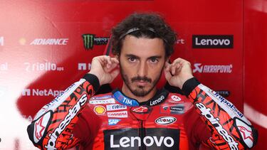 Francesco Bagnaia, durante el último GP de Aragón.