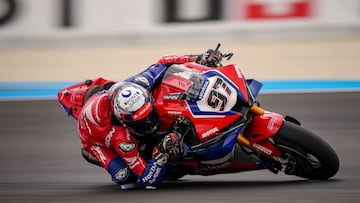 Xavi Vierge en Balaton Park con Honda HRC