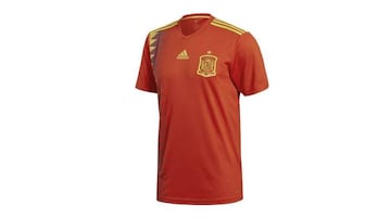 Camiseta del mundial de la Selección Española de Fútbol