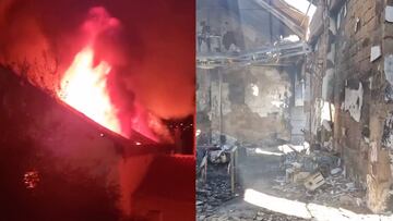 Incendio de la fábrica de Ferox Surfboards, en Portugal