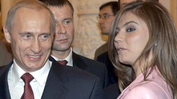 Vladimir Putin y Alina Kab&aacute;yeva.
 
 