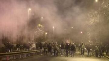 Incidentes a las afueras del Estadio Olímpico