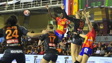 Alexandrina Barbosa ante Holanda.