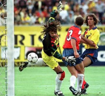 8 de junio de 1997. Chile rescata un empate 1-1 ante Ecuador en Quito, rumbo a Francia 1998. Gol de Marcelo Salas tras centro de Claudio N&uacute;&ntilde;ez.