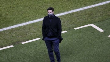 Coach of PSG Mauricio Pochettino during the French championship Ligue 1 football match between Paris Saint-Germain (PSG) and Montpellier HSC (MHSC) on January 22, 2021 at Parc des Princes stadium in Paris, France - Photo Jean Catuffe / DPPI
AFP7
22/01/