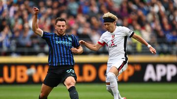 Carlos Augusto en el Mundial de clubes con el Inter.