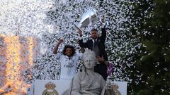 La Cibeles recibe a los campeones de la Champions