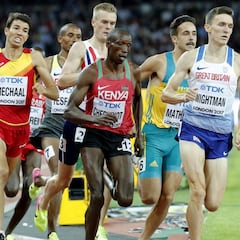 Sólo Adel Mechaal pasó la primera ronda de 1.500 metros