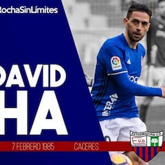 David Rocha, segundo extremeño para el Extremadura