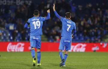 Jorge Molina y Jaime Mata formaron una de las duplas m&aacute;s goleadoras del Getafe.