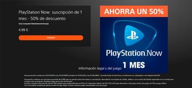 PlayStation Now está de oferta: suscríbete un mes con el 50% de descuento por tiempo limitado